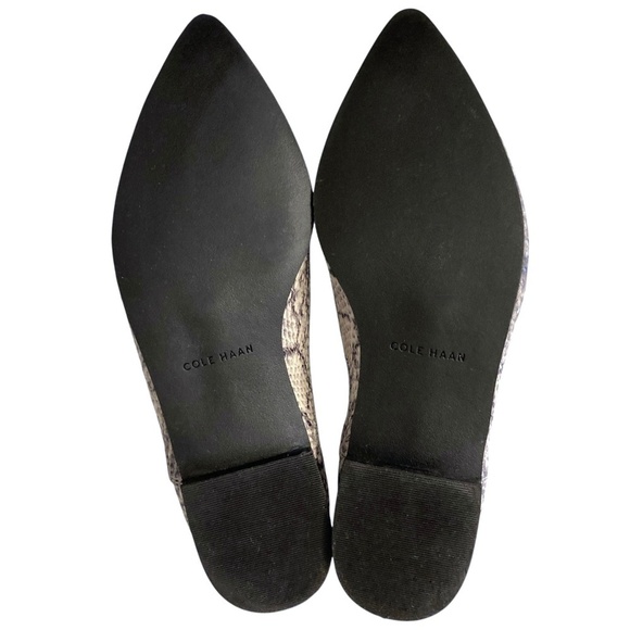 COLE HAAN Hara Python Snakeskin Leather Chelsea Ankle Boots Booties - Picture 9 of 10